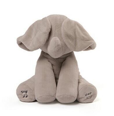 Geek Peek A Boo Music Plush Toys، Electronic Eleuffhant Elephant Toy