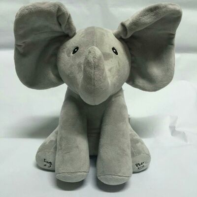 Geek Peek A Boo Music Plush Toys، Electronic Eleuffhant Elephant Toy