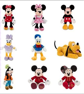 Mickey and Minnie Soft Toy، 8 Inch Stuffed Toys For Babies
