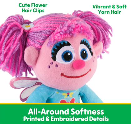Sesame Street Abby Cadabby Cartoon Plush Toys Soft