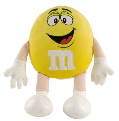 الأطفال الأصفر M &amp; M الحيوانات المحنطة الكرتون القطيفة ألعاب صديقة للبيئة