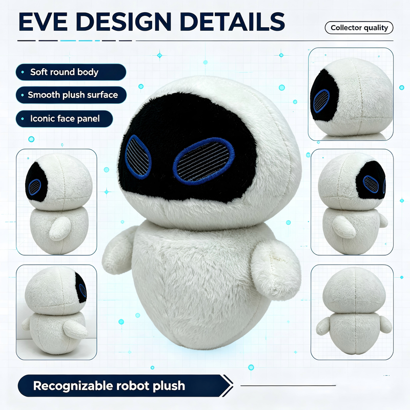 دمى ديزني بيكسار المحشوة من WALL‑E EVE